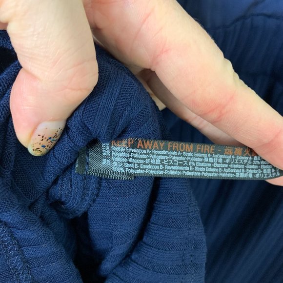 Anthropologie Saturday Sunday Juniper Navy Blue Jumpsuit Medium - Picture 8 of 10